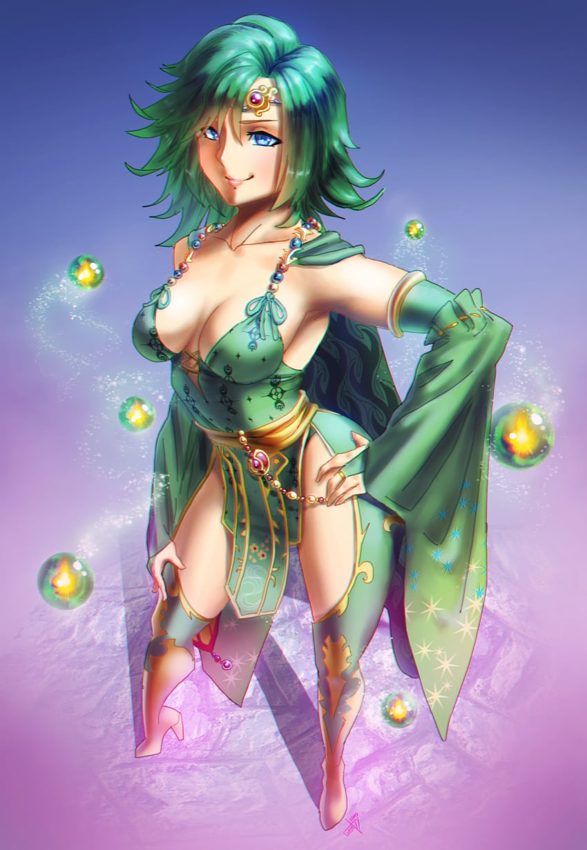 rydia (final fantasy and 1 more) drawn by ultragruntyy