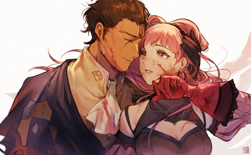 hilda valentine goneril and claude von riegan (fire emblem and 1 more) drawn by velahka