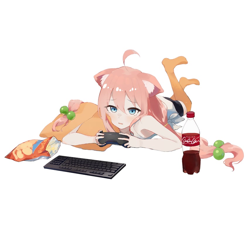 nekomiya hinata (coca-cola and 1 more) drawn by kurobeko_(kur0bek0)