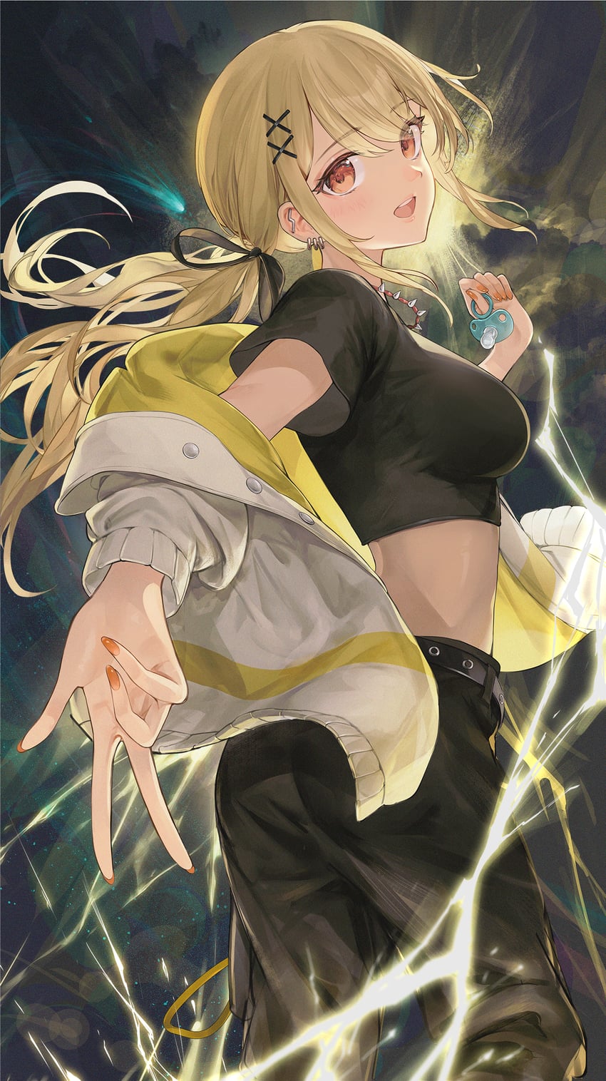 kaminari qpi (vspo!) drawn by nakashima_(pluscolor)