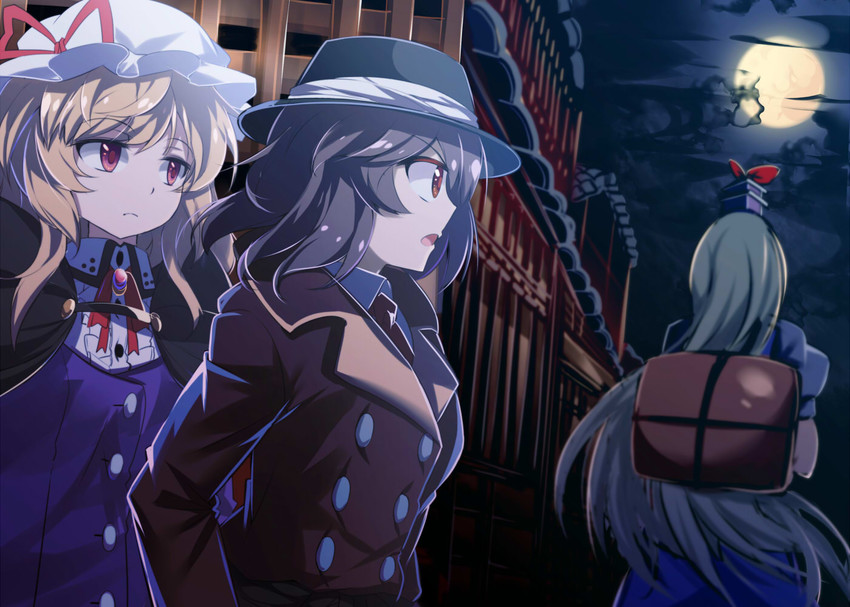 kamishirasawa keine, usami renko, and maribel hearn (touhou) drawn by e.o.