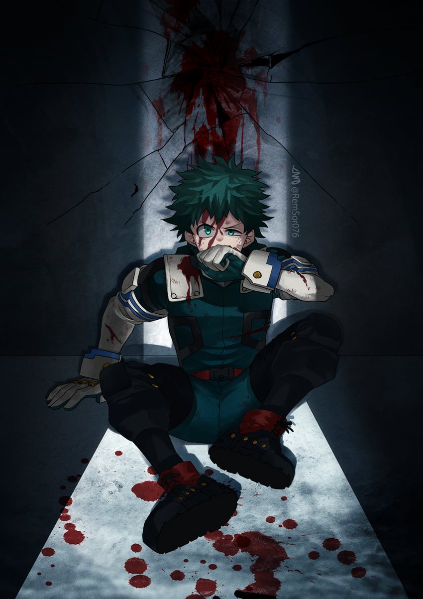 midoriya izuku (boku no hero academia) drawn by remsor076