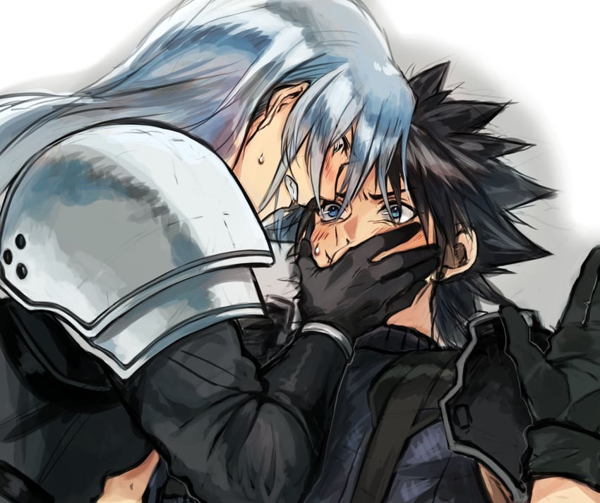 sephiroth and zack fair (final fantasy and 2 more) drawn by ryu_kisaragi
