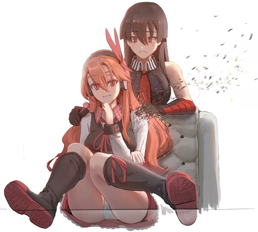 akame and chelsea (akame ga kill!) drawn by aki_no_kan