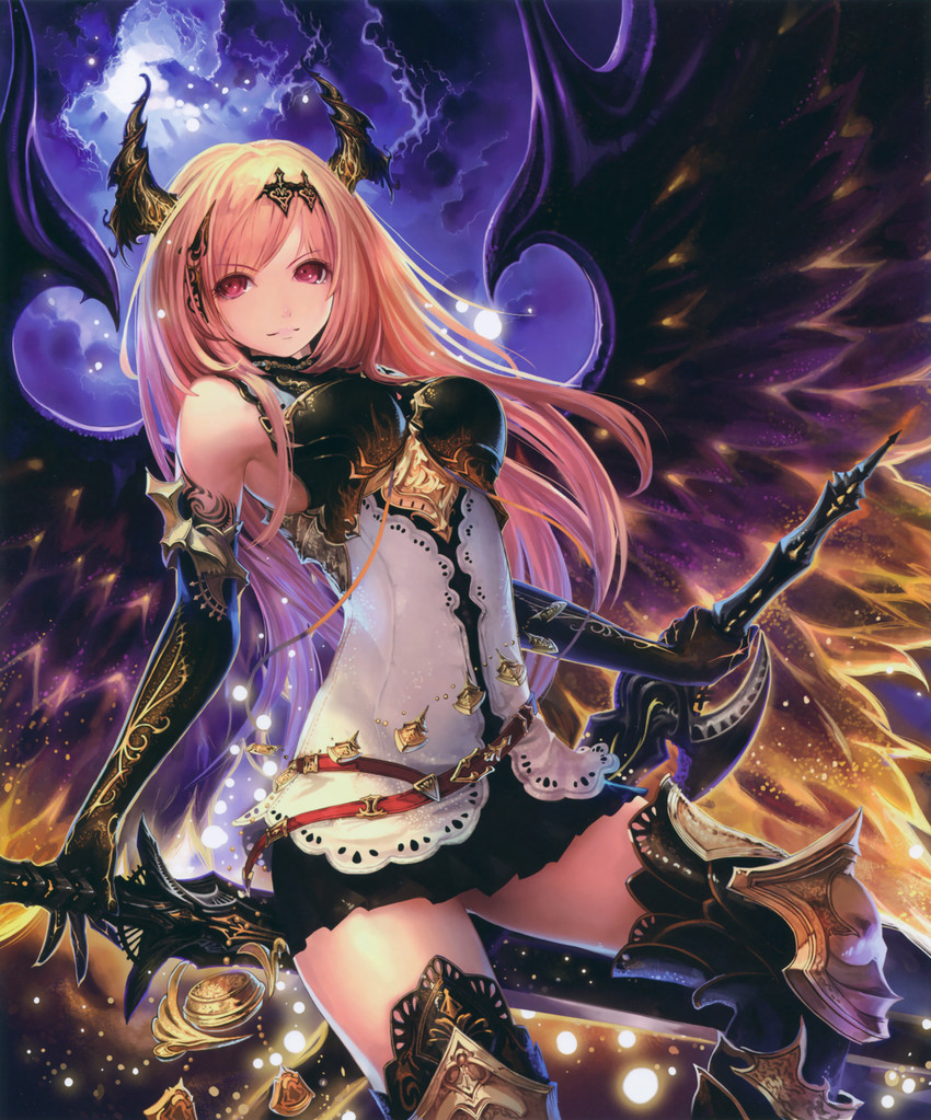 dark angel olivia (shingeki no bahamut and 1 more) drawn by tachikawa_mushimaro