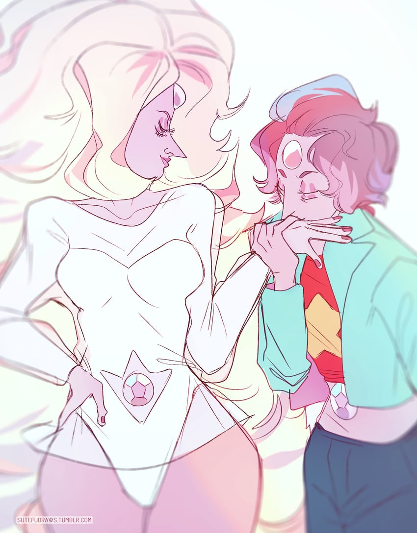 rainbow quartz and rainbow quartz 2.0 (steven universe) drawn by minar-artwork