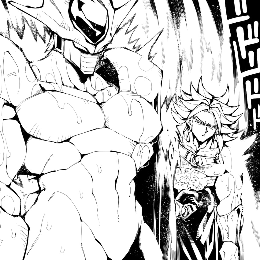 broly and cooler (dragon ball and 1 more) drawn by haseko123