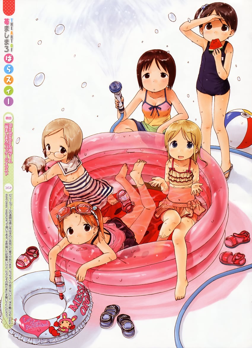 itou chika, matsuoka miu, ana coppola, sakuragi matsuri, itou nobue, and 1 more (dengeki moeoh and 1 more) drawn by barasui