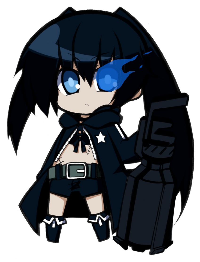 black rock shooter (black rock shooter) drawn by shun_ss