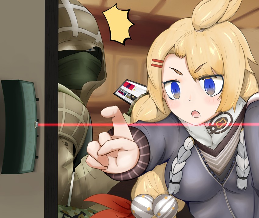 kapkan and pp-19-01 (girls' frontline and 1 more) drawn by yonao