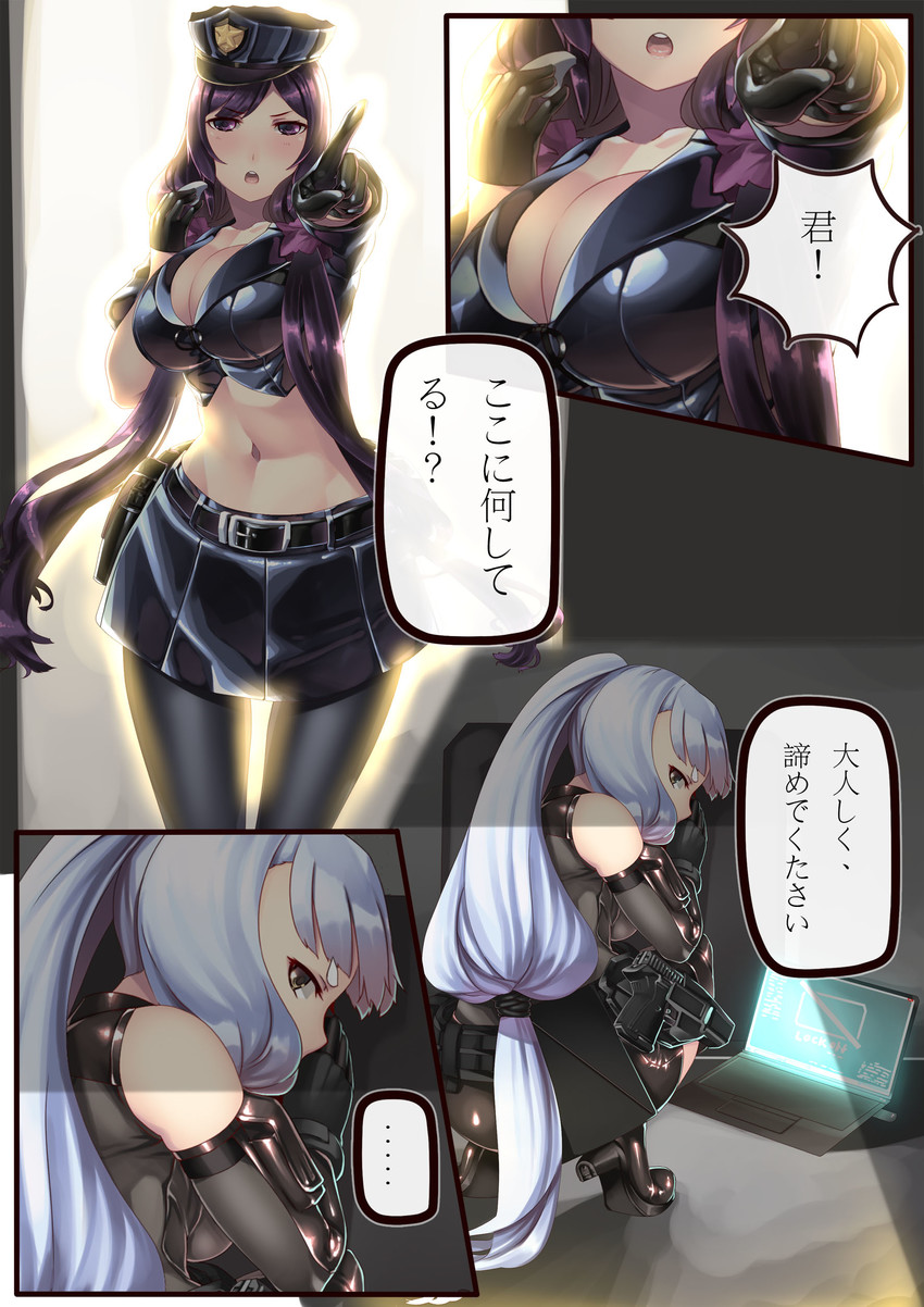 murakumo and hie (original and 1 more) drawn by hiememiko