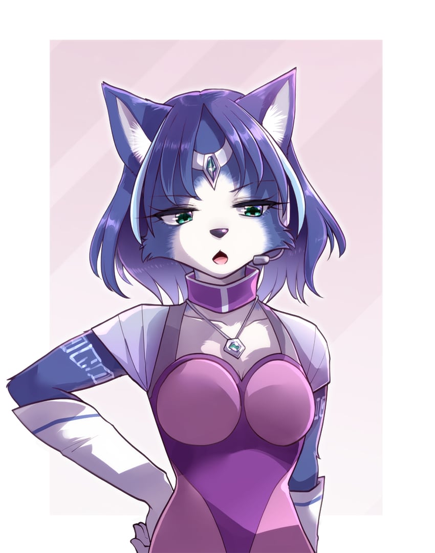krystal (star fox and 1 more) drawn by namagaki_yukina