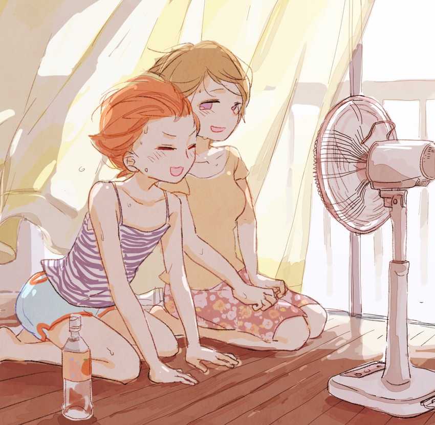 hoshizora rin and koizumi hanayo (love live! and 1 more) drawn by kicchirinko