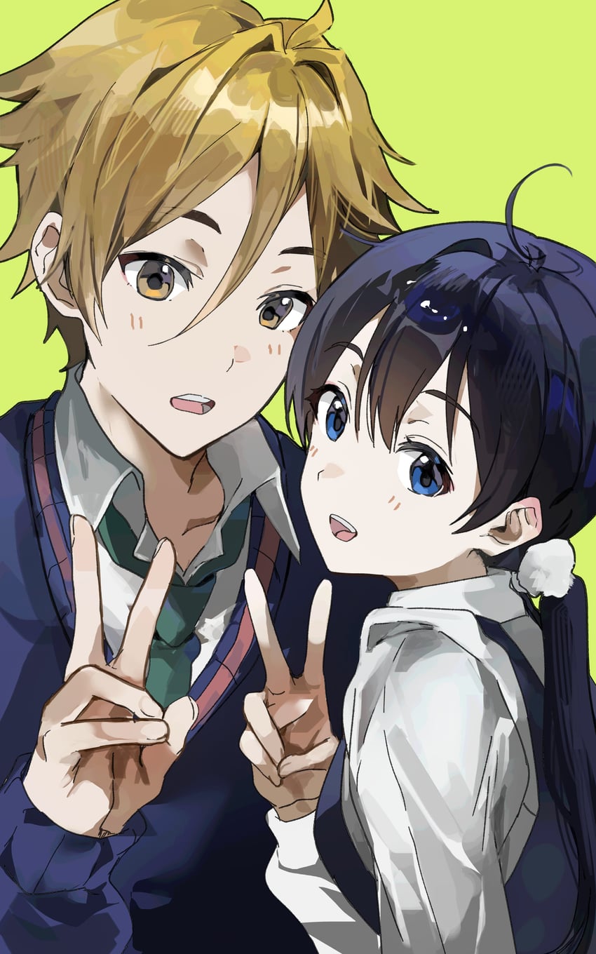 kitashirakawa tamako and ooji mochizou (tamako market) drawn by ike_0910