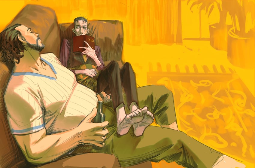 silco and vander (league of legends and 1 more) drawn by oolonglatte