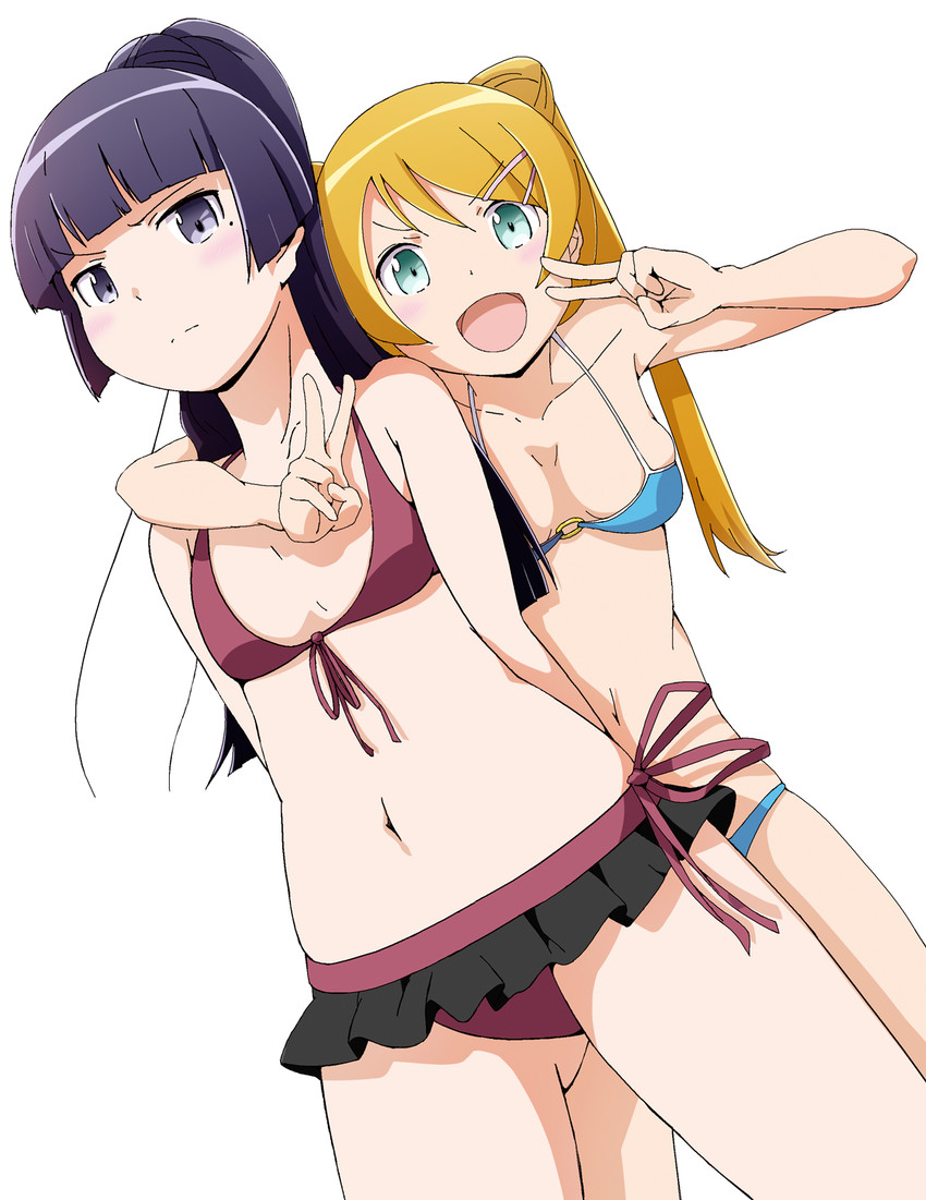 gokou ruri and kousaka kirino (ore no imouto ga konna ni kawaii wake ga nai) drawn by suzumeko