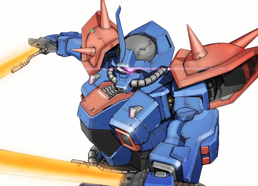efreet custom (gundam and 1 more) drawn by aron_e
