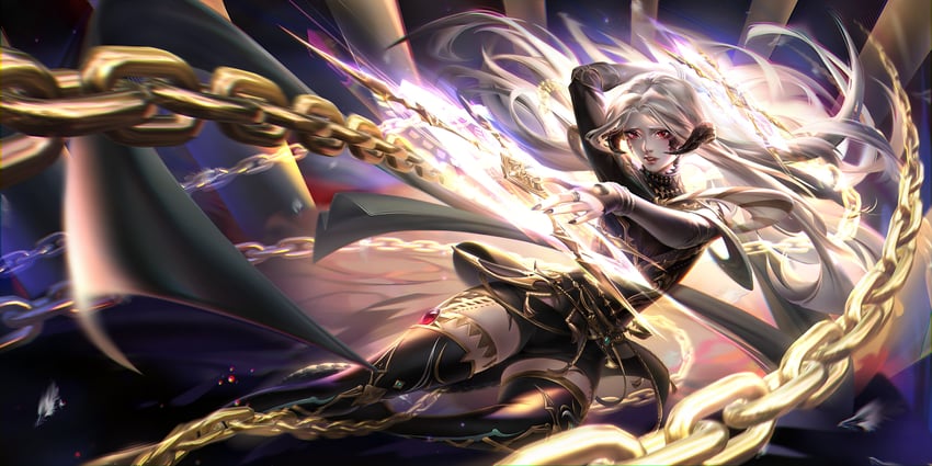 warrior of light (final fantasy and 1 more) drawn by vilkichan