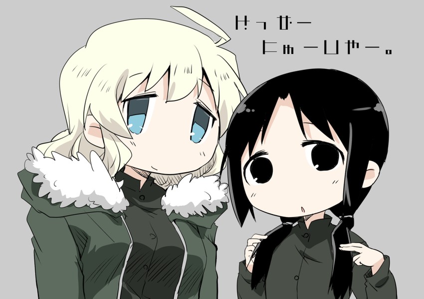chito and yuuri (shoujo shuumatsu ryokou) drawn by mukaibi_aoi