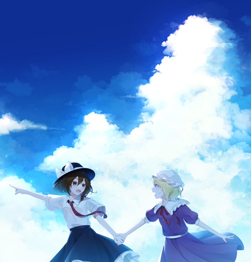 usami renko and maribel hearn (touhou) drawn by shinketsu_kanyu