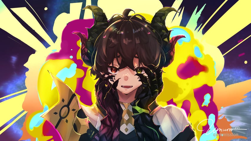 vexvalac (indie virtual youtuber) drawn by umuroo_draws