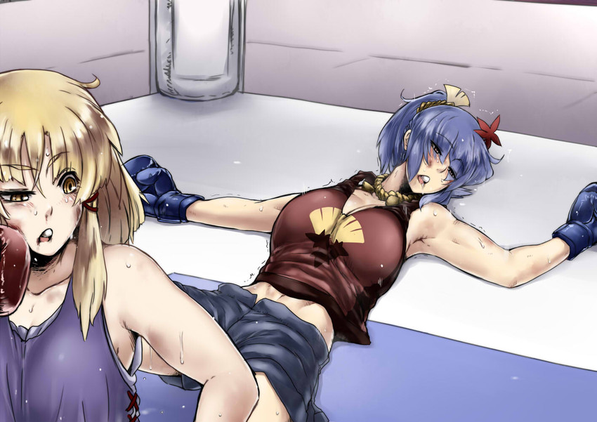 moriya suwako and yasaka kanako (touhou) drawn by tobisawa