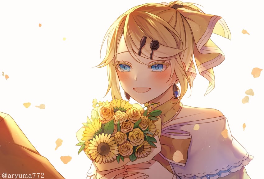 kagamine rin, kagamine len, riliane lucifen d'autriche, and allen avadonia (vocaloid and 2 more) drawn by aryuma772