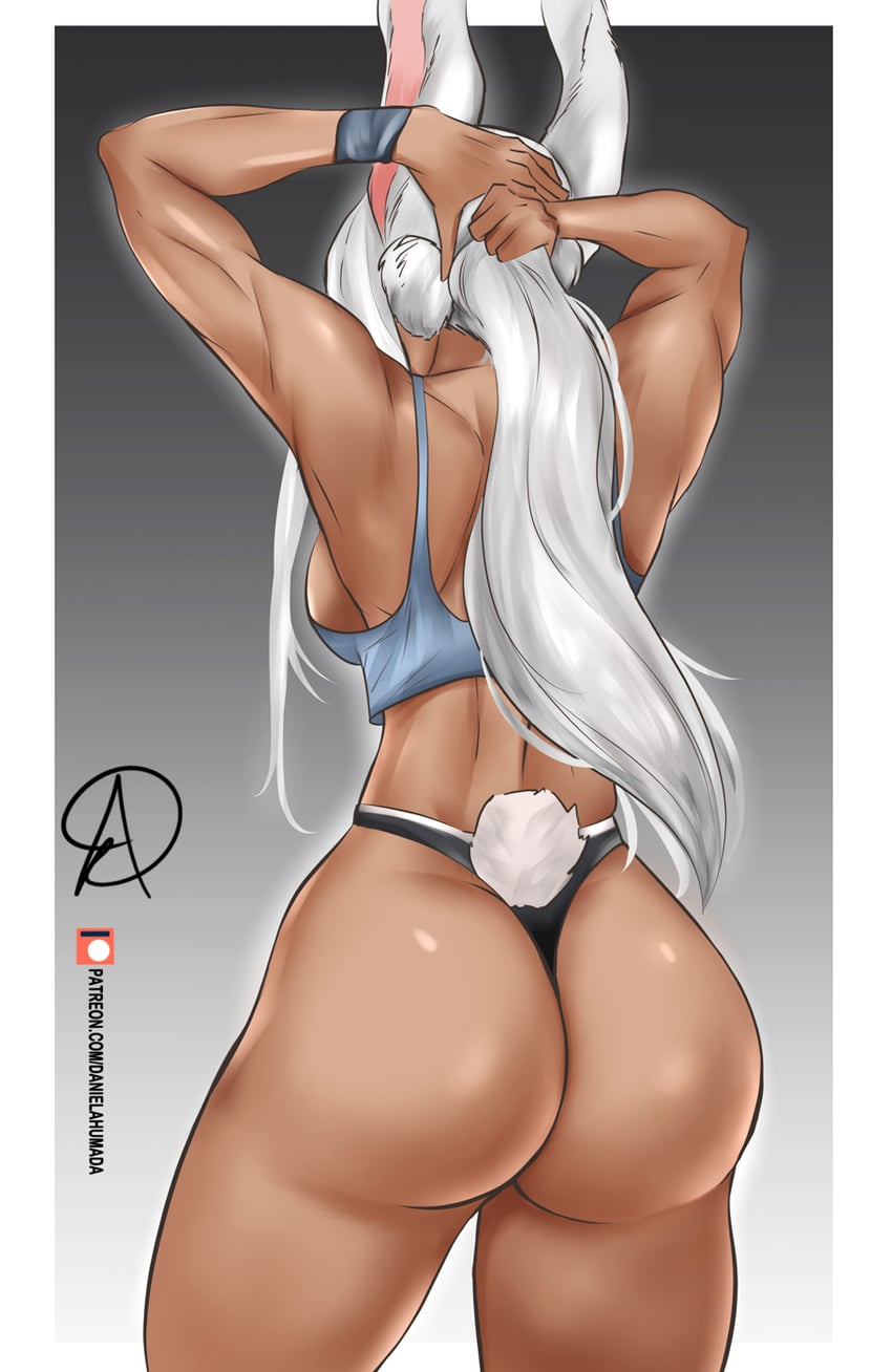 mirko (boku no hero academia) drawn by almualim