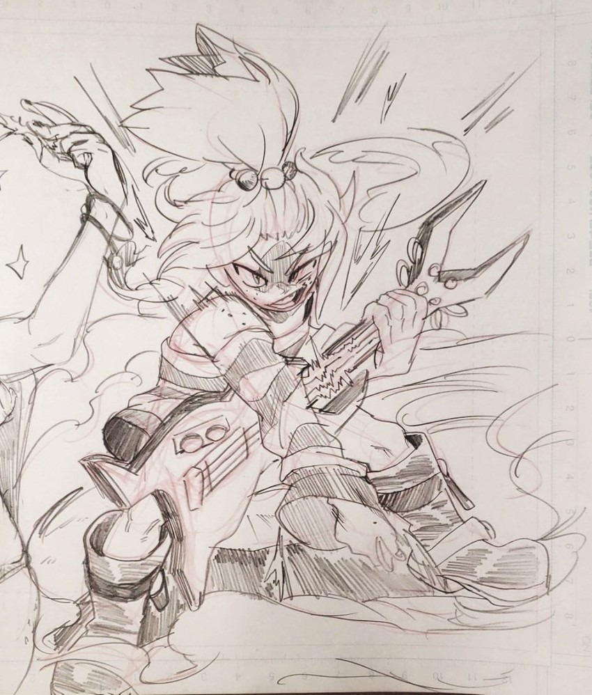 roxie (pokemon and 1 more) drawn by crocadill