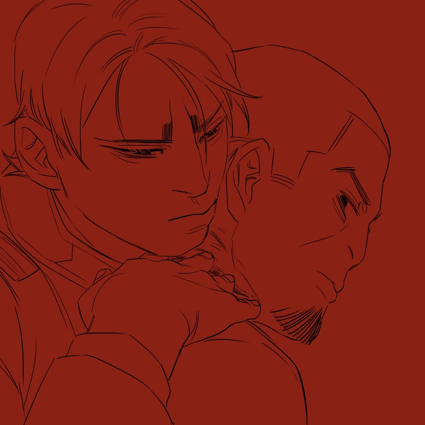 tsukishima hajime and koito otonoshin (golden kamuy) drawn by chengongzi123
