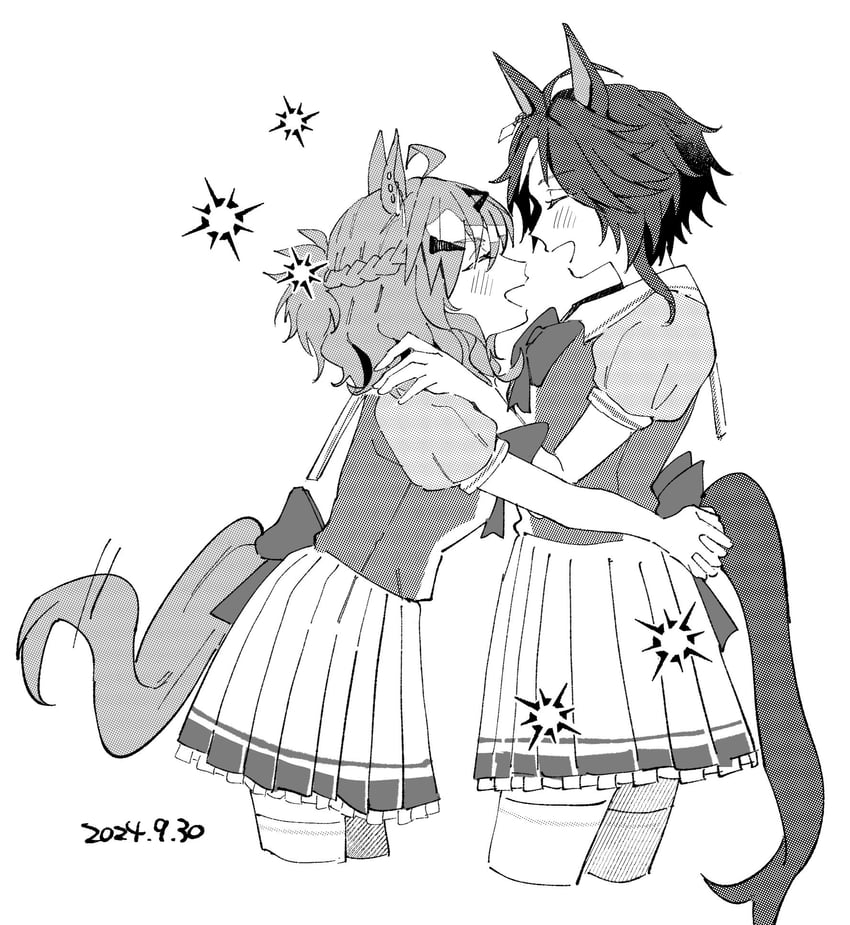 jungle pocket and fuji kiseki (umamusume) drawn by pore_(uwuifx927171)