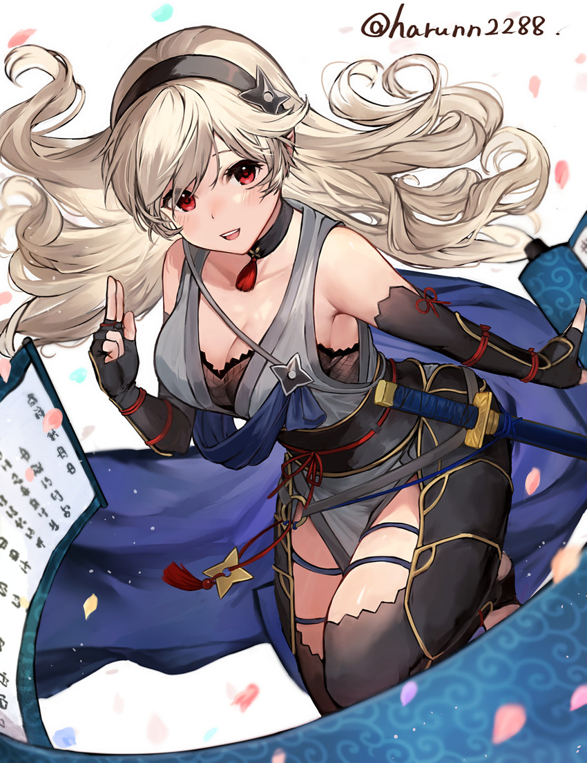 female corrin (fire emblem and 2 more) drawn by haru_(nakajou-28)