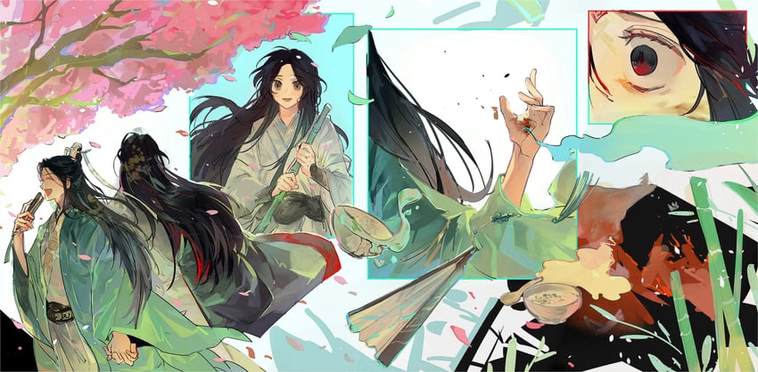 luo binghe and shen qingqiu (renzha fanpai zijiu xitong) drawn by daae