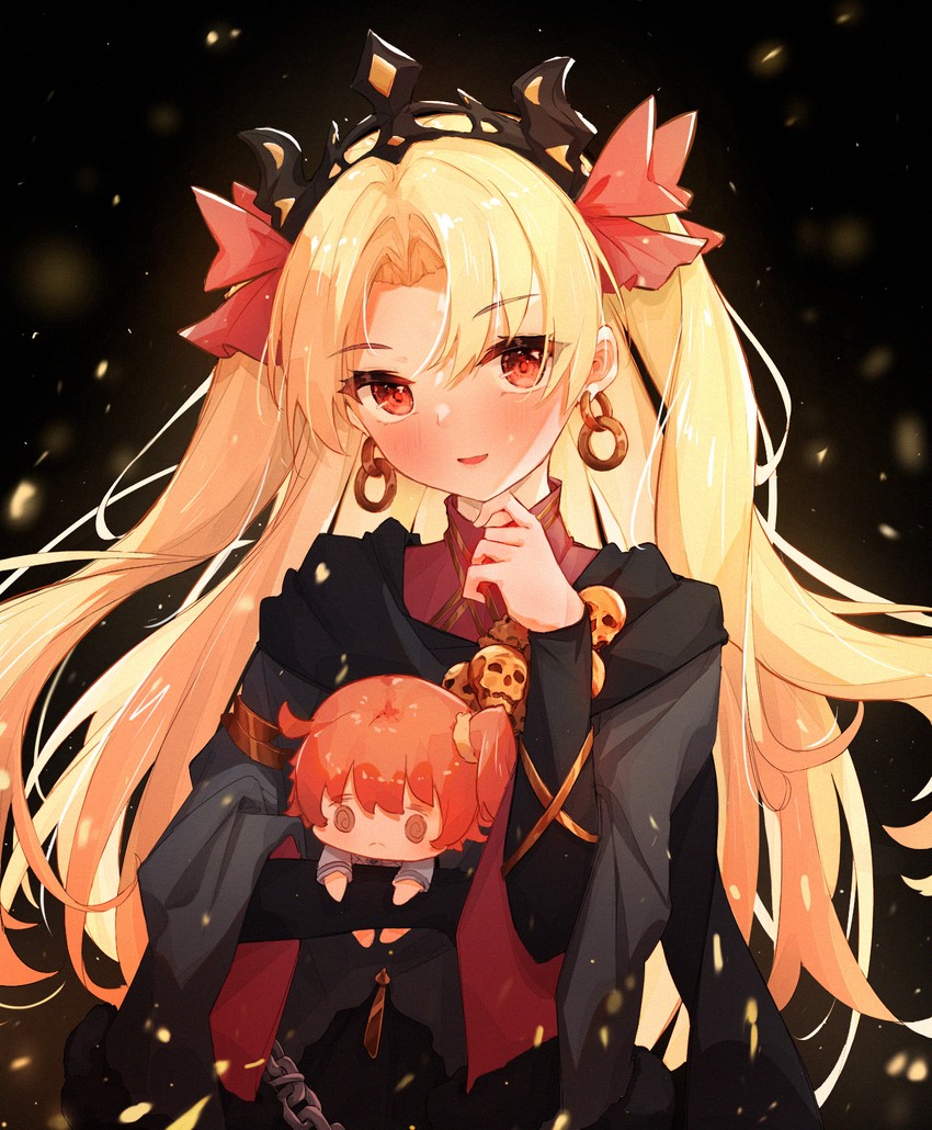 fujimaru ritsuka and ereshkigal (fate and 1 more) drawn by yorurui_sansan