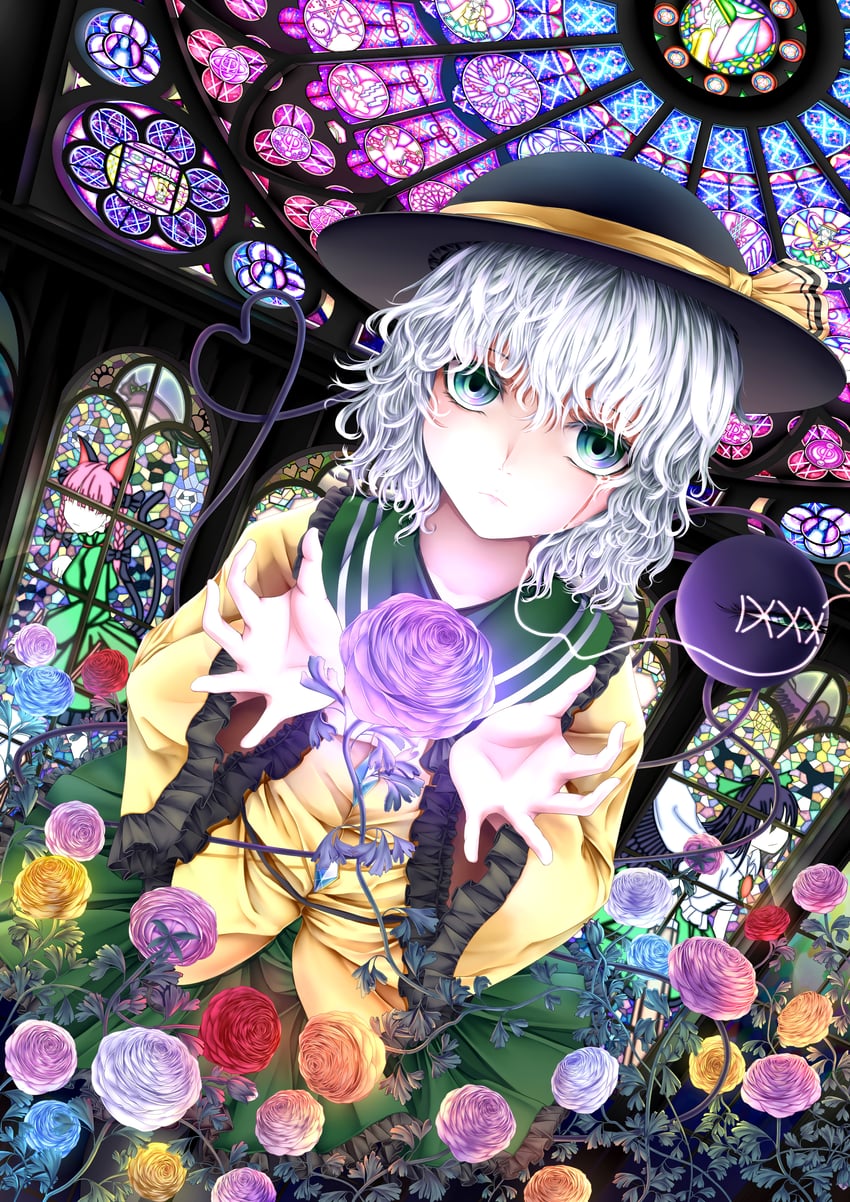 komeiji koishi, kaenbyou rin, and reiuji utsuho (touhou) drawn by umeya_(refutye)