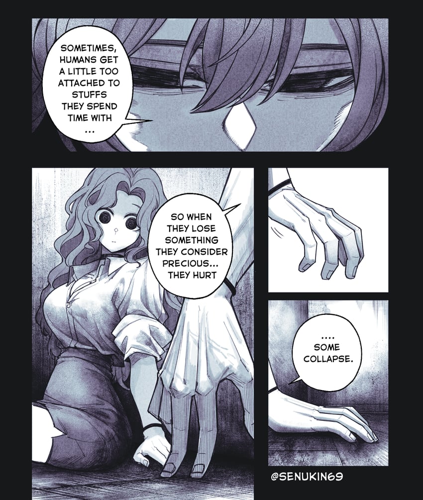 my co-worker is an eldritch x drawn by senukin