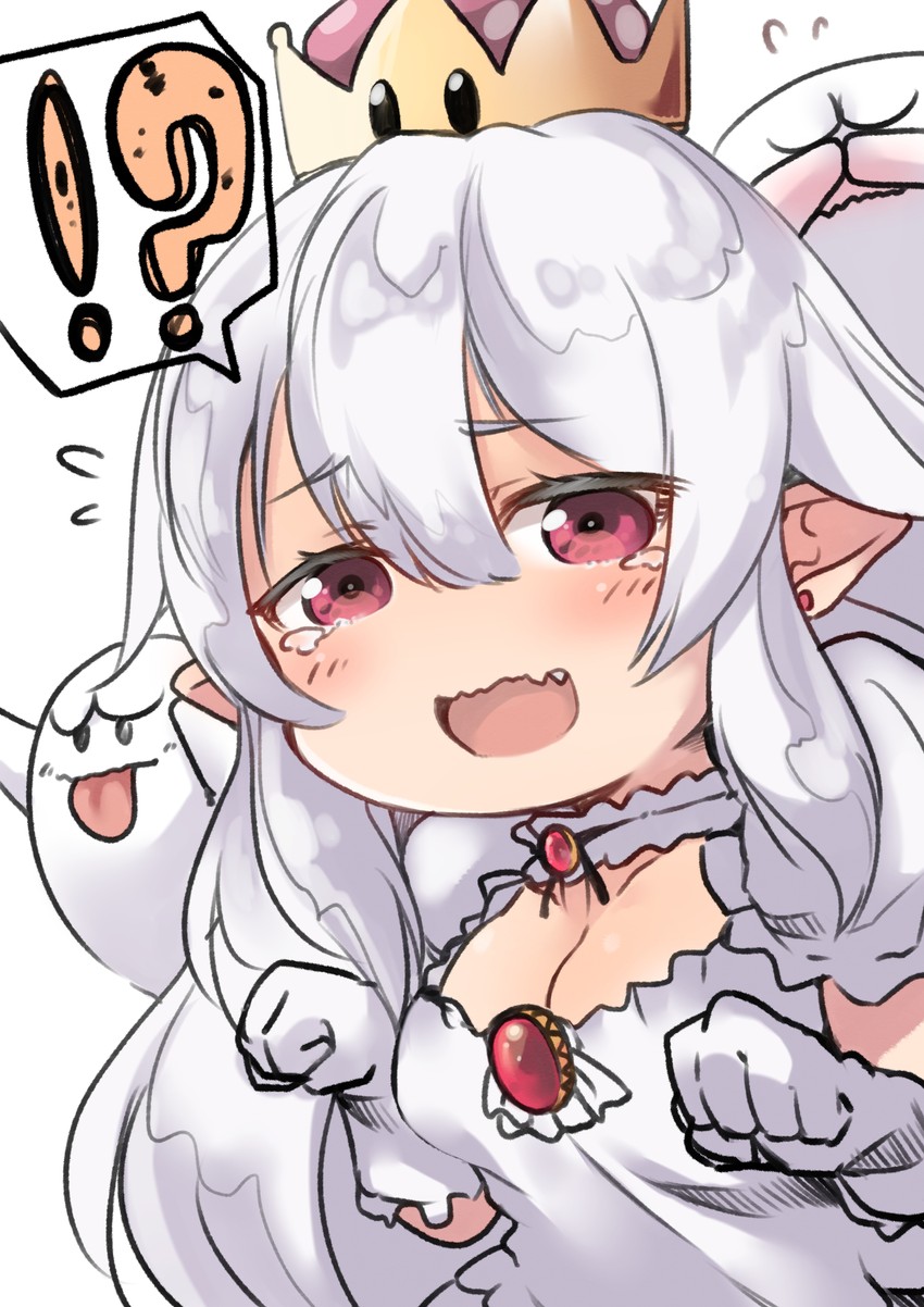 princess king boo and boo (mario and 2 more) drawn by dyson_(edaokunnsaikouya)