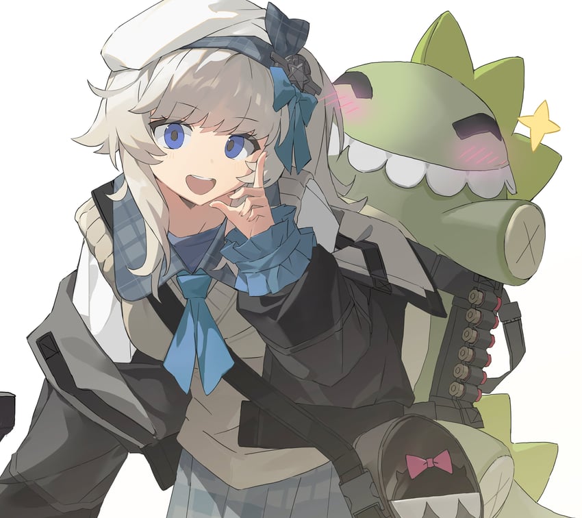 vepley and mr. pizza (girls' frontline and 1 more) drawn by hoo