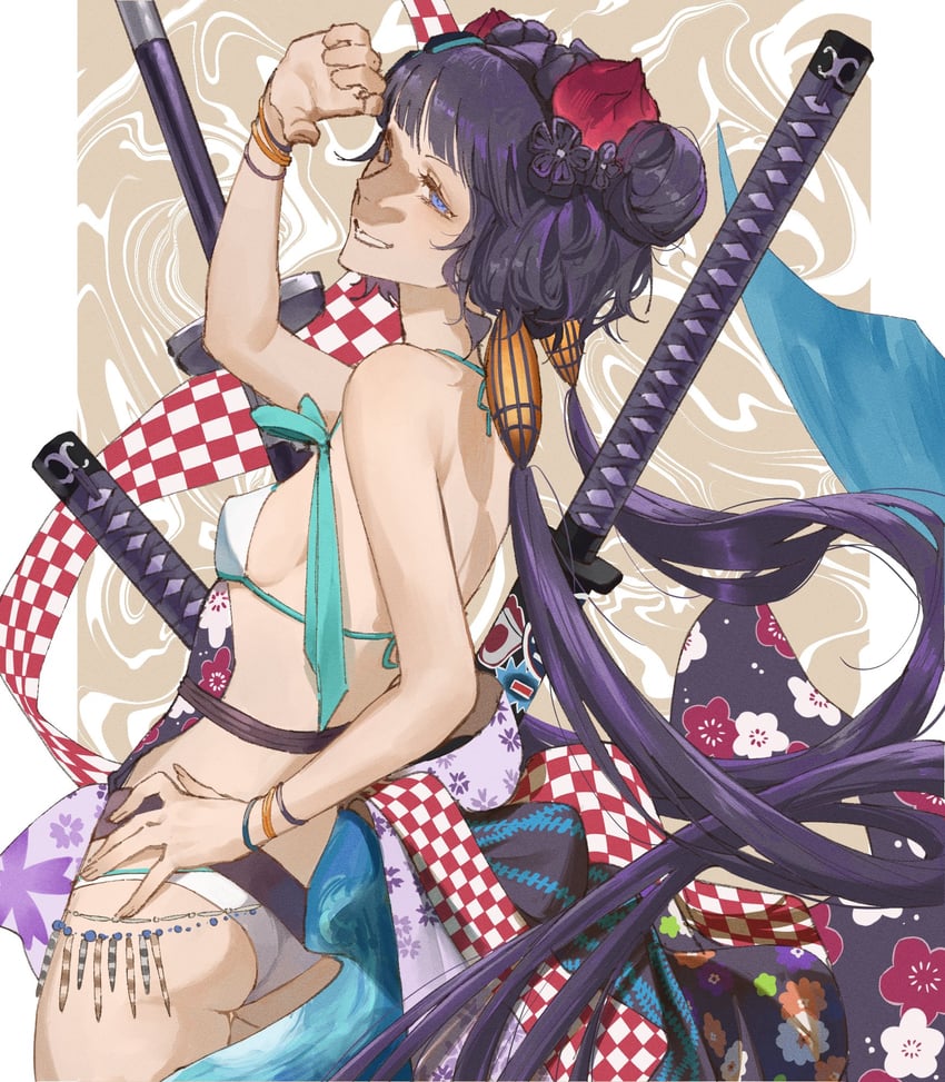 katsushika hokusai (fate and 1 more) drawn by zuraa_(naunau_seijin)