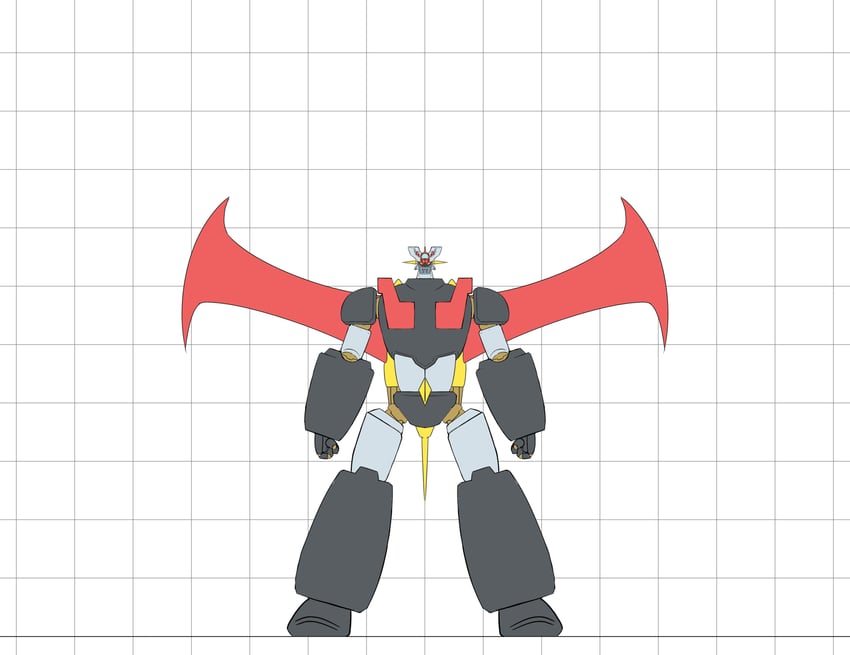 mazinger z (mazinger and 1 more) drawn by mobuseibihei