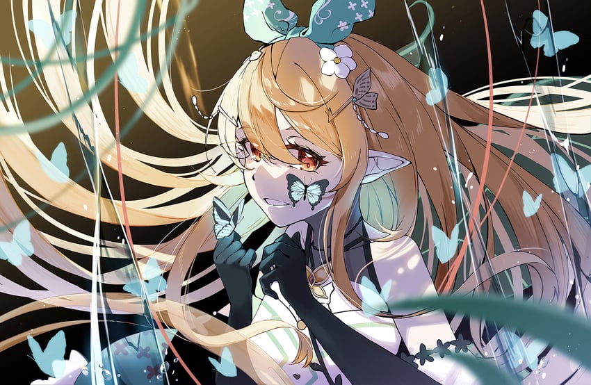 pomu rainpuff (nijisanji and 1 more) drawn by morinohito
