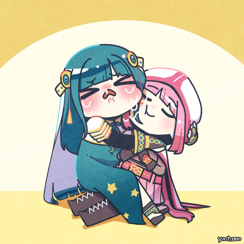tamaki iroha and nanami yachiyo (mahou shoujo madoka magica and 1 more) drawn by inui_yamato