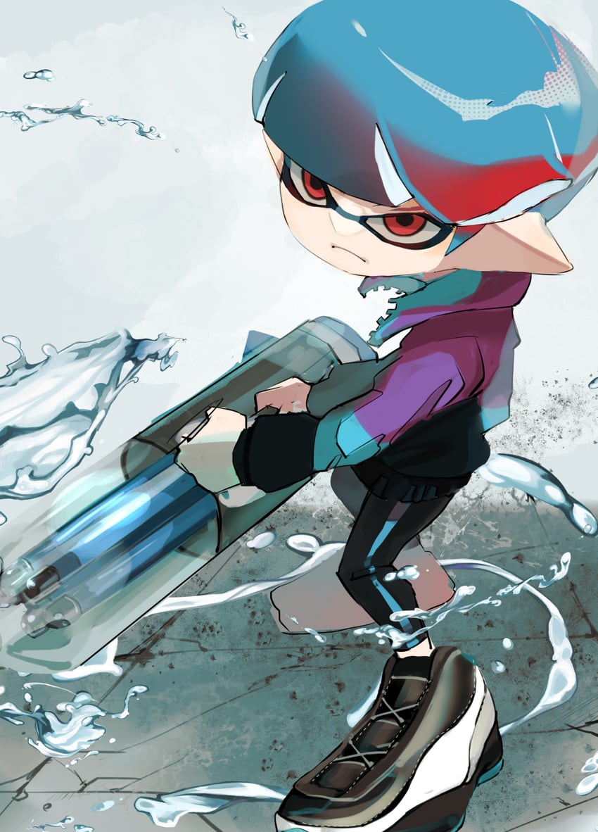 vintage-kun (splatoon) drawn by koike3582
