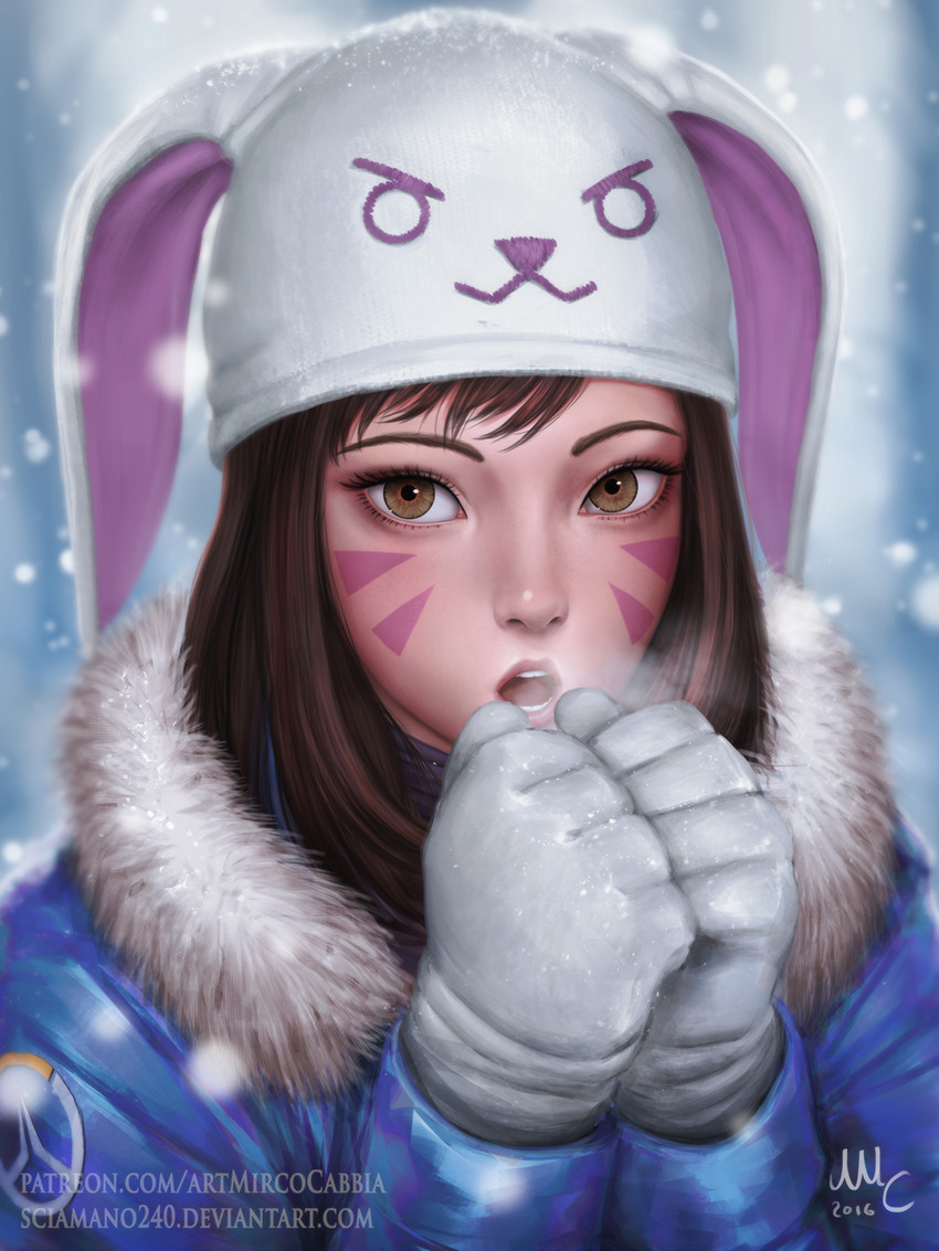 d.va (overwatch and 1 more) drawn by sciamano240