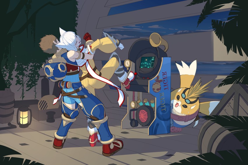 nia, rex, and tora (xenoblade chronicles and 1 more) drawn by finaru-dorim