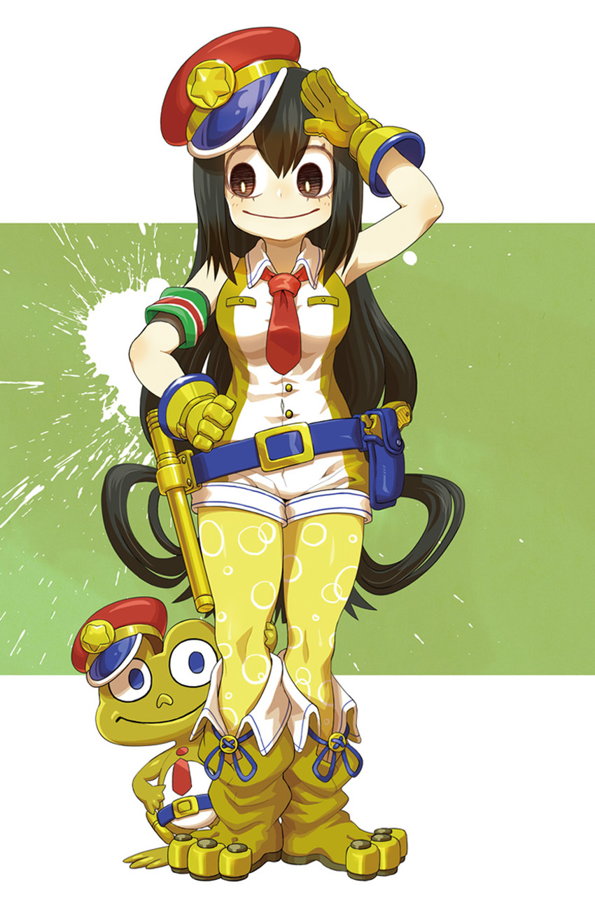 asui tsuyu (boku no hero academia) drawn by chaki_(teasets)