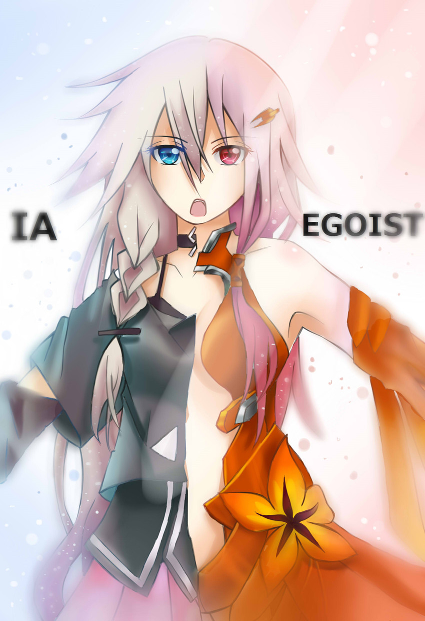 ia and yuzuriha inori (vocaloid and 1 more) drawn by kuroyuki-mitsuki