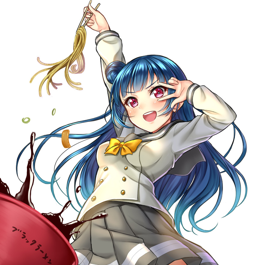 tsushima yoshiko (love live! and 1 more) drawn by violetshit