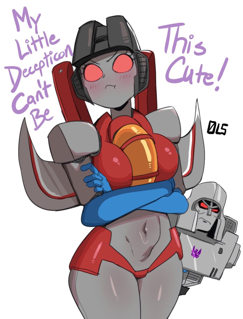 megatron and starscream (ore no imouto ga konna ni kawaii wake ga nai and 2 more) drawn by 0lightsource