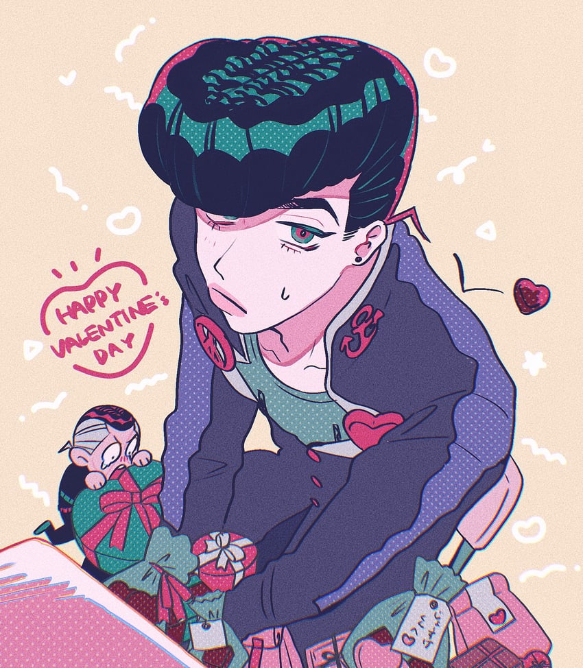 higashikata josuke and nijimura okuyasu (jojo no kimyou na bouken and 1 more) drawn by t_0nd